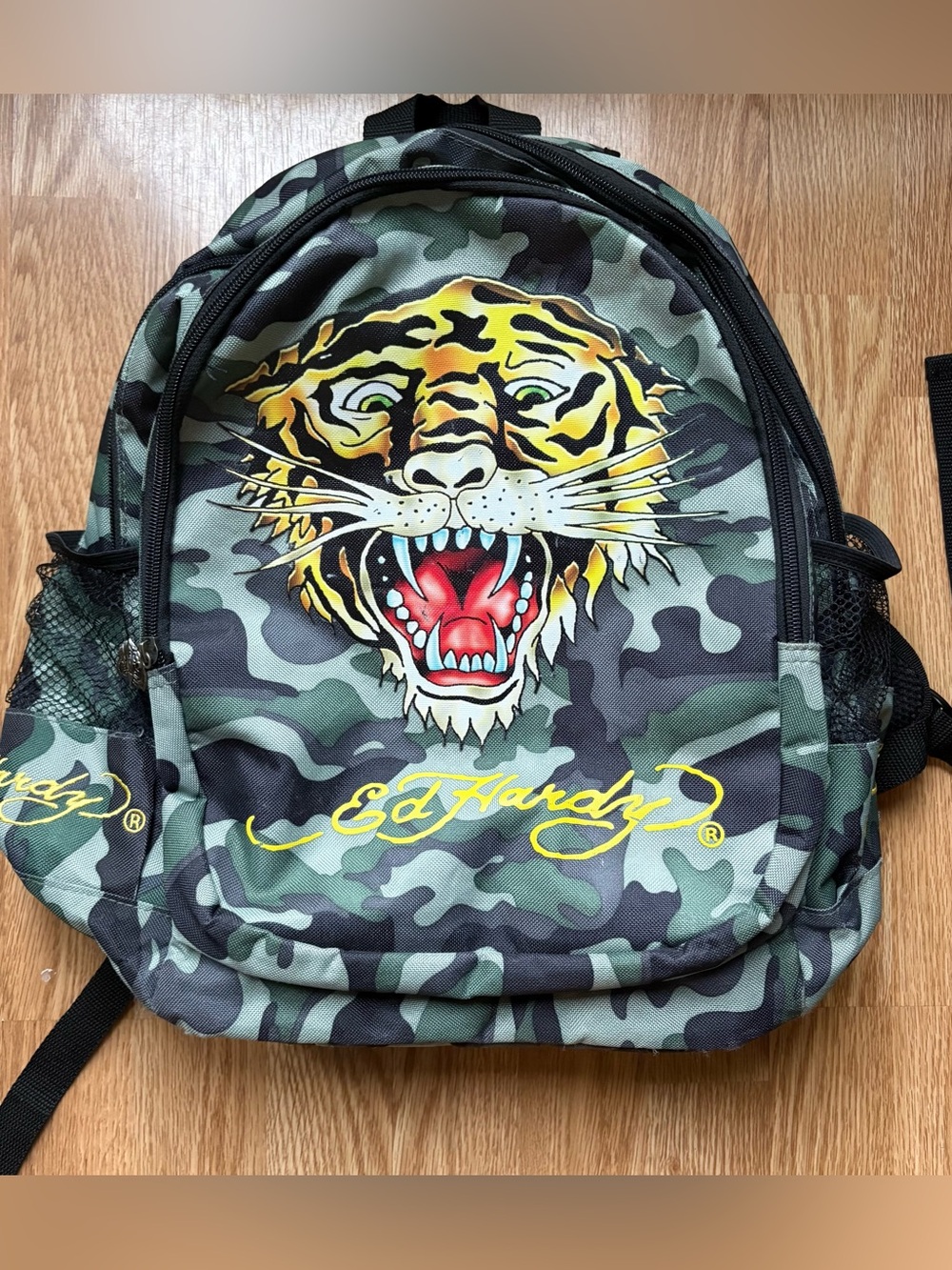 Ed Hardy Camo Tiger Backpack